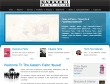 Tablet Screenshot of karachipaint.com